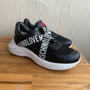 Moschino Black and White Sneakers
